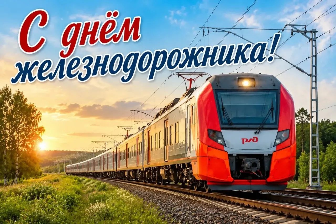 Поздравление с Днём железнодорожника 